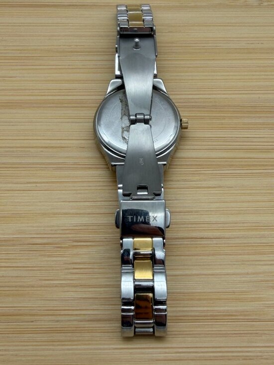 Timex Women\'s Solar Premium Dress 28mm Watch Two-Tone TW2V39500JI